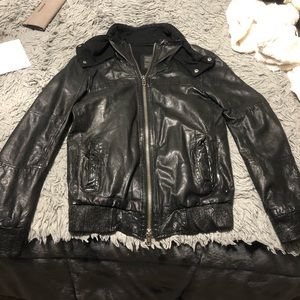 All Saints leather jacket